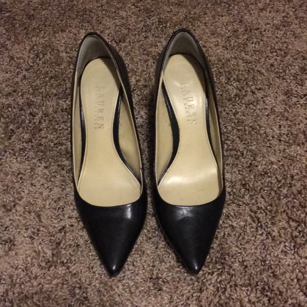 Black Ralph Lauren heels